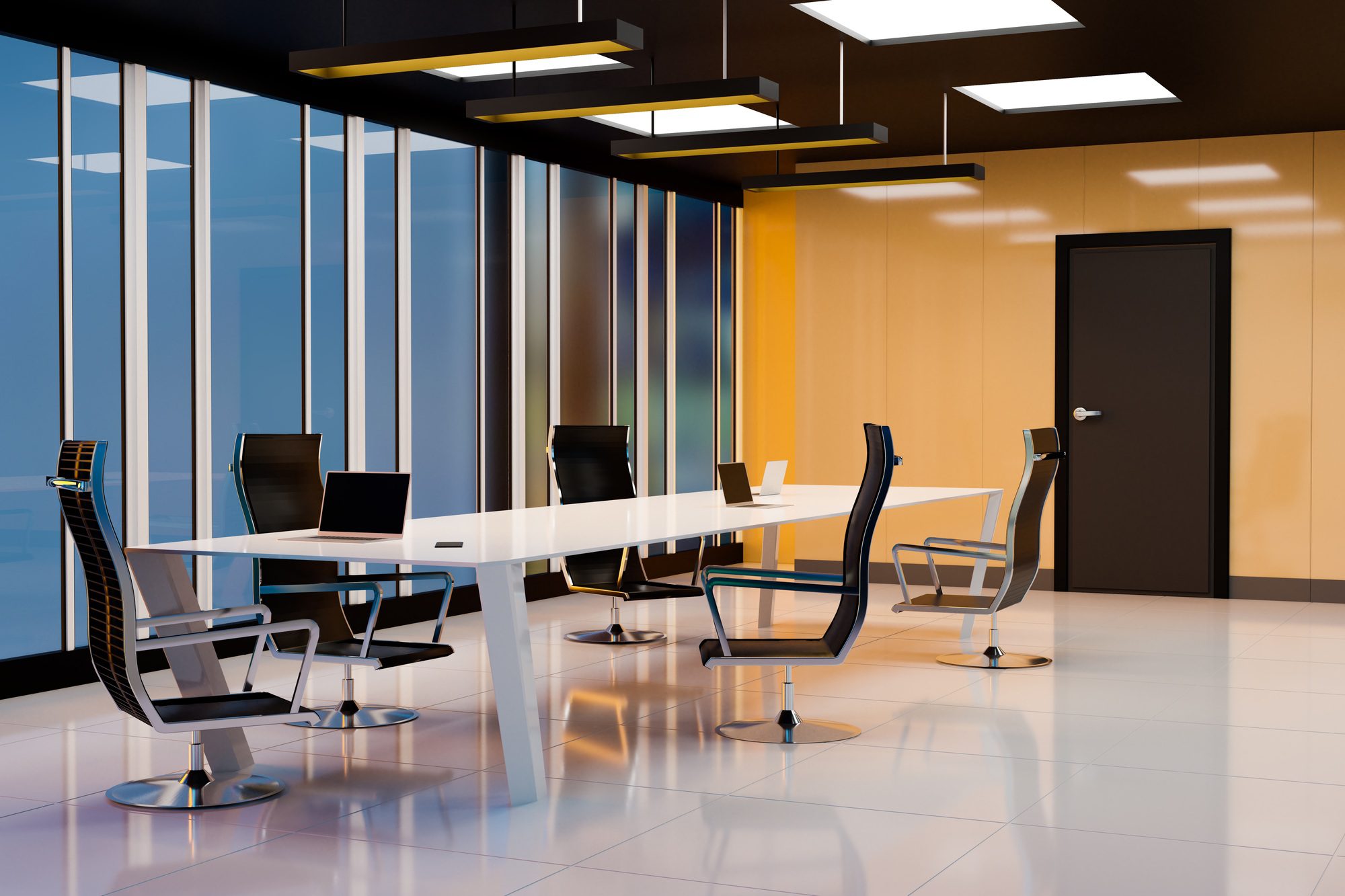 business office and conference room